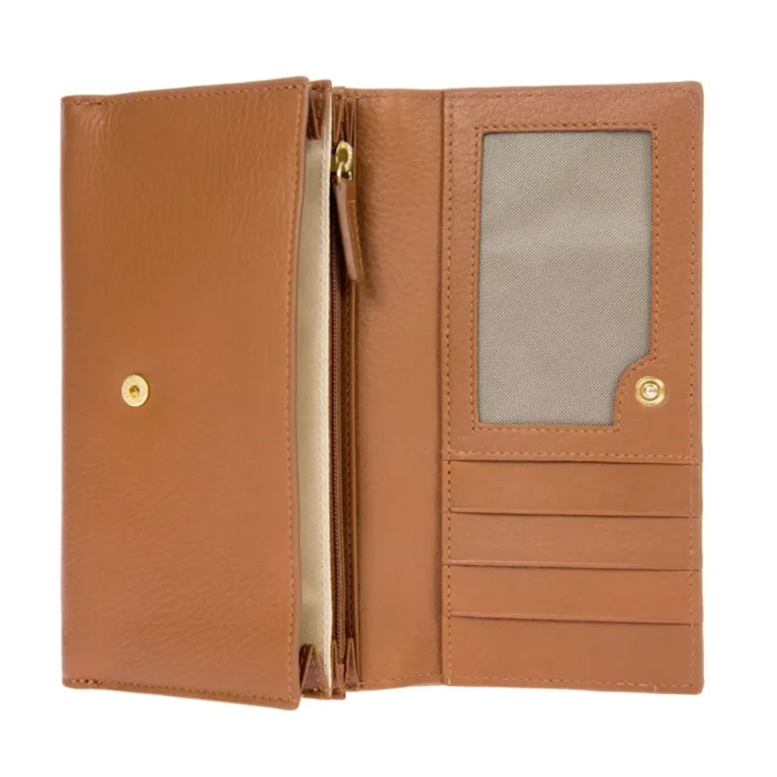 Дамски портфейл Bric's - Marmolada Purse, монетник, RFID защита, кафяв - Image 2