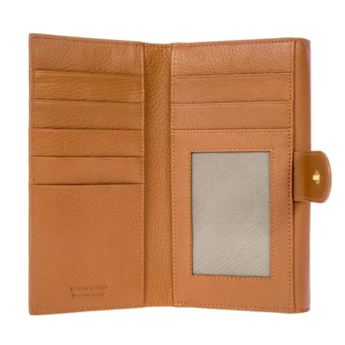 Дамски портфейл Bric's - Marmolada Purse, монетник, RFID защита, кафяв - Image 3