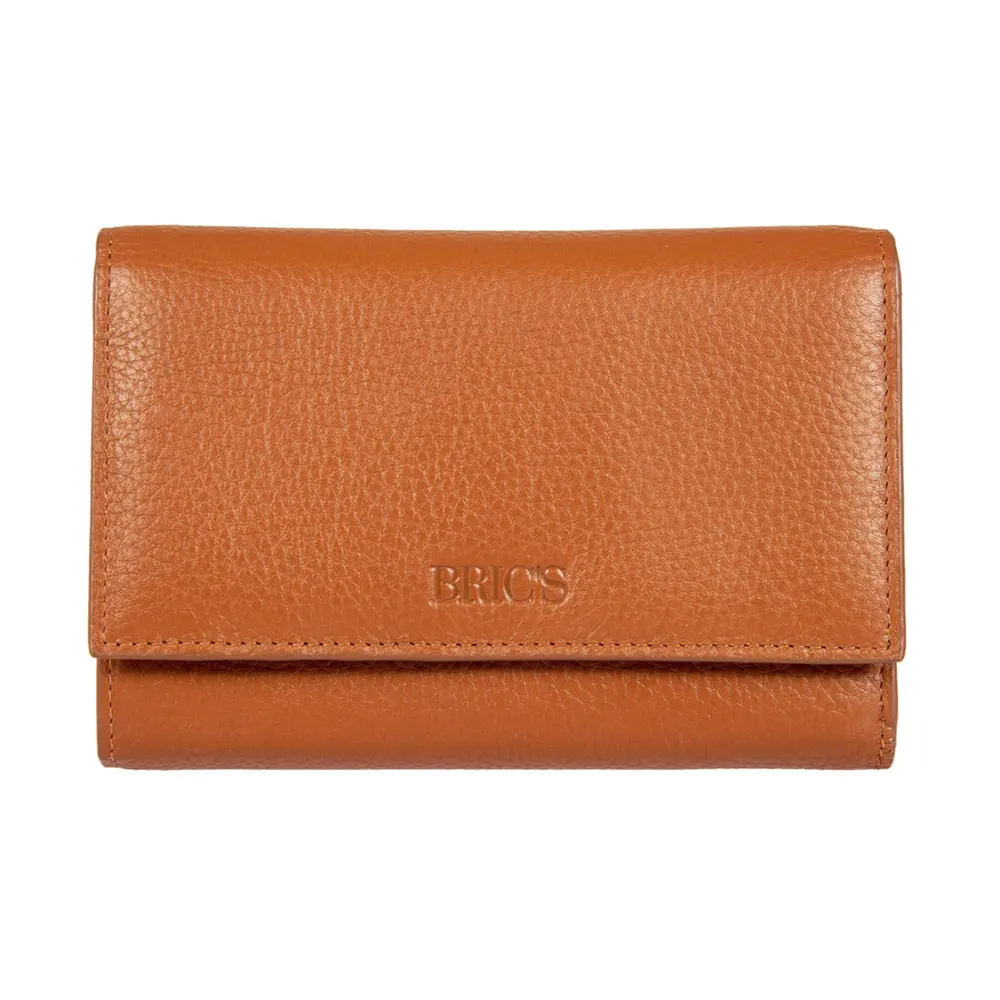 damski-portfejl-brics-marmolada-purse-s-kopce-i-monetnik-rfid-zasita-kafav-681da4ff792c7 Дамски портфейл Bric's - Marmolada Purse, с копче и монетник, RFID защита, кафяв - Image 1