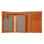 Дамски портфейл Bric's - Marmolada Purse, с копче и монетник, RFID защита, кафяв - Image 3
