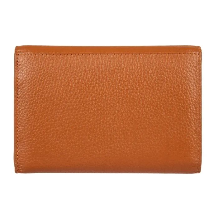 Дамски портфейл Bric's - Marmolada Purse, с копче и монетник, RFID защита, кафяв - Image 6