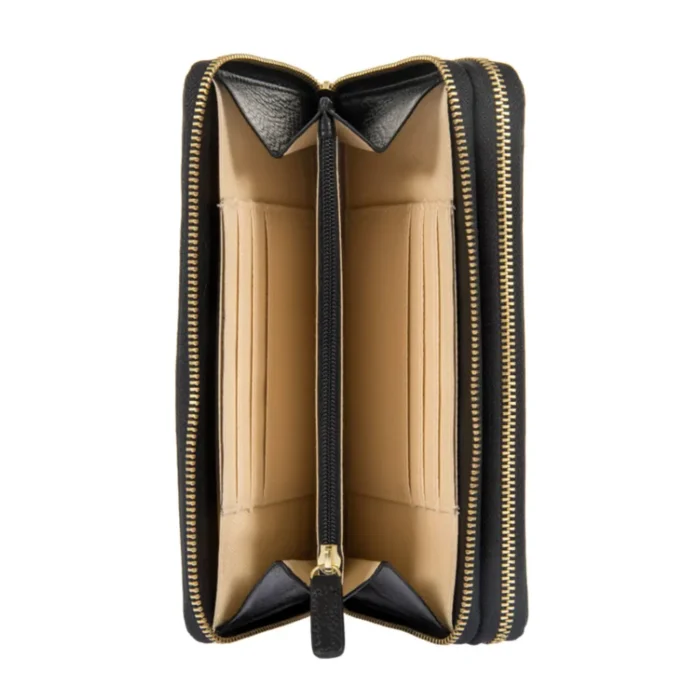 Дамски портфейл Bric's - Marmolada Zip-Around Purse, монетник, RFID защита, черен - Image 3
