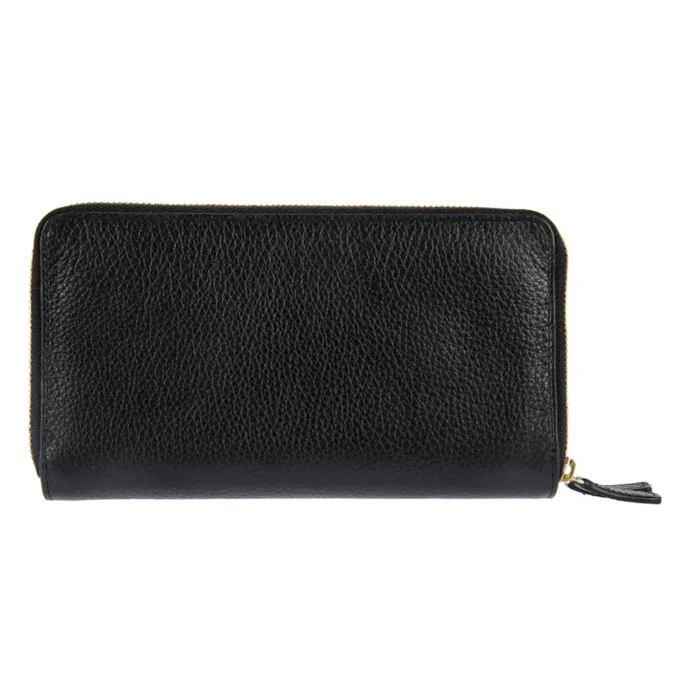 Дамски портфейл Bric's - Marmolada Zip-Around Purse, монетник, RFID защита, черен - Image 4