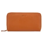 Дамски портфейл Bric's - Marmolada Zip-Around Purse, монетник, RFID защита, кафяв