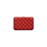 Дамски портфейл OGON Quilted Button, червен - Image 2