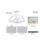 Дамски портфейл OGON Quilted Button, червен - Image 7