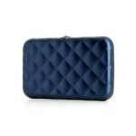 Дамски портфейл OGON Quilted Button, Navy Blue - Image 3