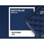 Дамски портфейл OGON Quilted Button, Navy Blue - Image 7