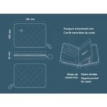 Дамски портфейл OGON - Quilted Passport, Rose Gold - Image 5