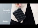 Дамски портфейл OGON - Quilted Passport, Rose Gold - Image 6