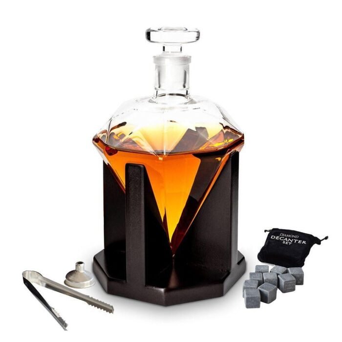 Декантер Mikamax - Diamond Decanter Set, с аксесоари - Image 2