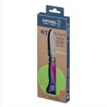 Детски сгъваем нож Opinel №7 Outdoor Junior Purple, острие 8 см, SOS свирка - Image 4