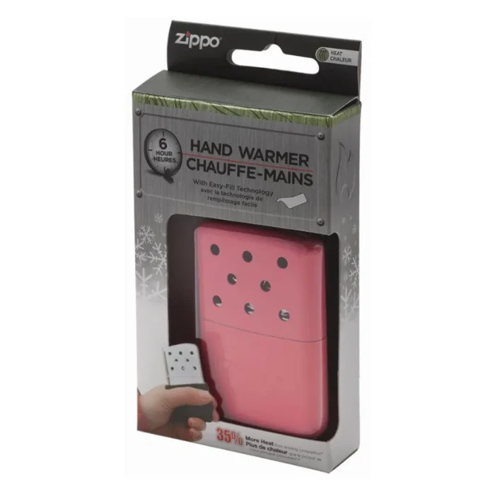 Джобна печка за ръце Zippo, 6-часова, розова - Image 3