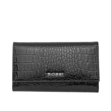 gift92-493d31363231363b Дамско портмоне цвят Черен крокодил - ROSSI - Image 1