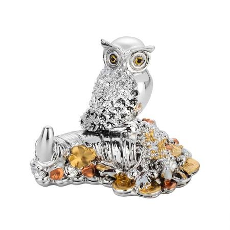 gift92-493d31363238363b Рог на изобилето с бухал 10 см - Image 1