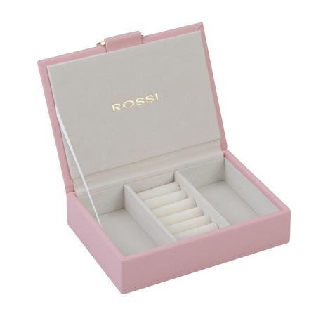 gift92-493d31363930383b Кутия за бижута цвят пудра - ROSSI - Image 1