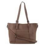 Дамска чанта Pierre Cardin - тъмно кафява - Image 4