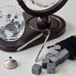 Глобус-декантер Mikamax - Globe Decanter Set Deluxe, с 2x уиски чаши и поставка - Image 5