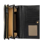 Голям дамски портфейл Bric's - Marmolada Purse, с монетник, RFID защита, черен - Image 2