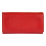 Голям дамски портфейл Bric's - Marmolada Purse, с монетник, RFID защита, червен