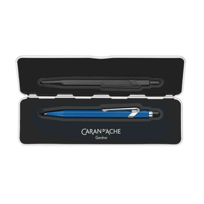 Химикалка Caran D'Ache 849 - Colormat-X, синя - Image 3