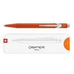 Химикалка Caran D'Ache 849 - Colormat-X, оранжева - Image 3