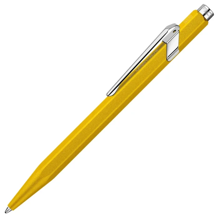 Химикалка Caran D'Ache 849 - Colormat-X, жълта - Image 2