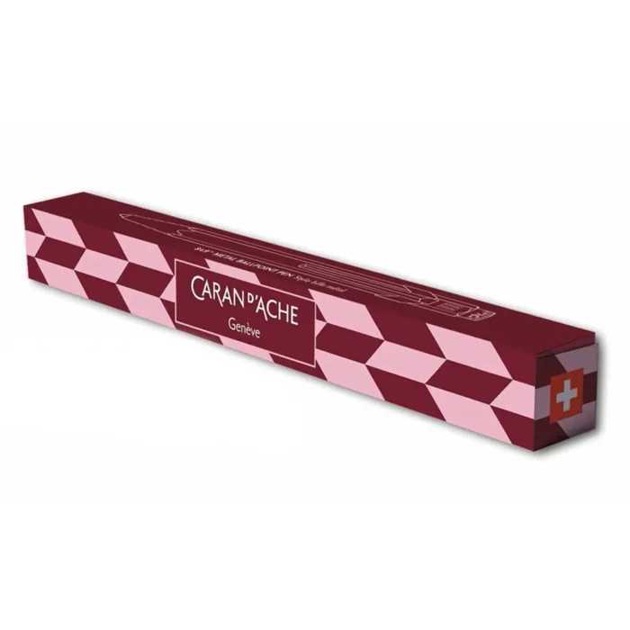 Химикалка Caran d'Ache 849 Mosaic - Garnet Red - Image 3