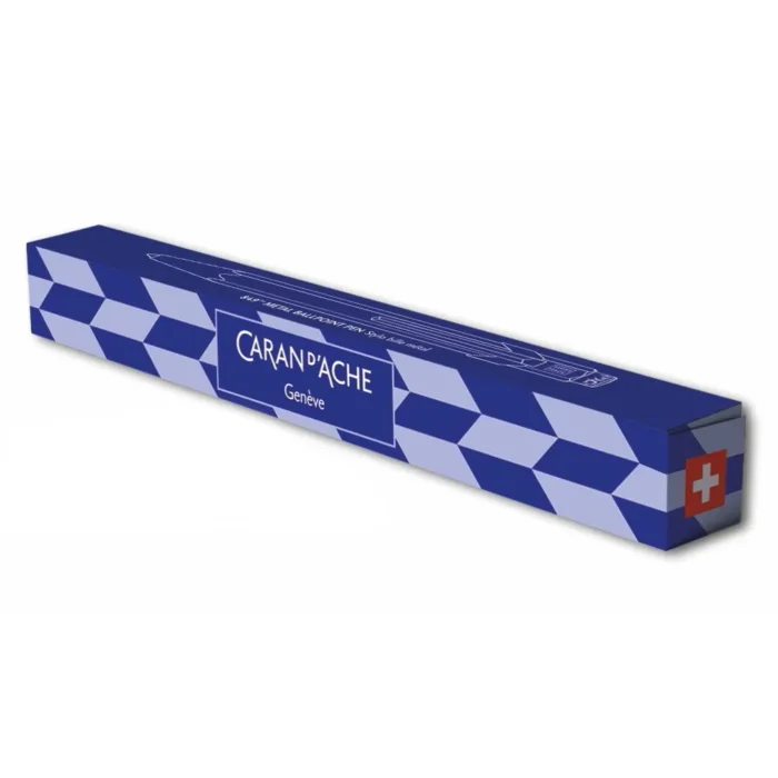Химикалка Caran d'Ache 849 Mosaic - Royal Blue - Image 3