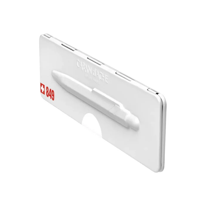 Химикалка Caran d'Ache - 849 Pop Line Collection, Classic Line White - Image 3