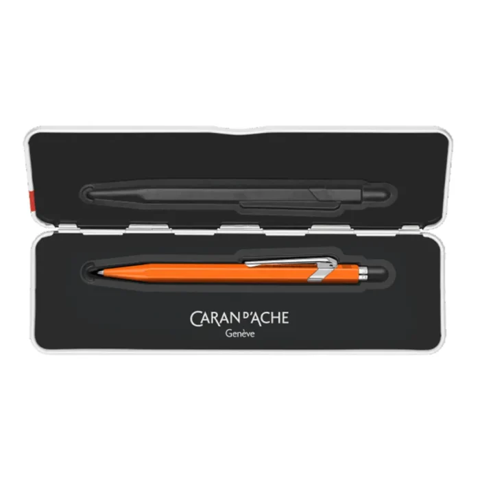 Химикалка Caran d'Ache - 849 Pop Line Collection, Fluorescent Orange - Image 3