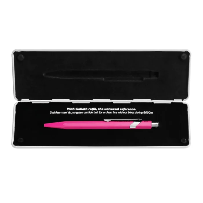 Химикалка Caran d'Ache - 849 Pop Line Collection, Fluorescent Pink - Image 3