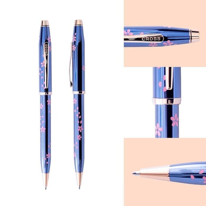 Химикалка Cross Century II - Cherry Blossom, синя - Image 3