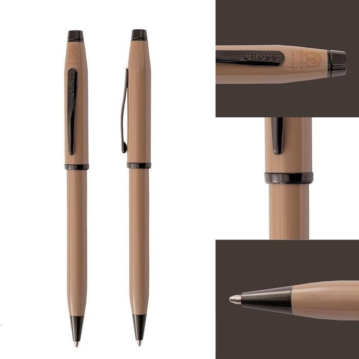 Химикалка Cross Century II - Earthy Beige & Black PVD - Image 2