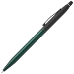 Химикалка Cross Click Tuxedo - Satin Metallic Green with Black - Image 2