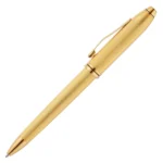 Химикалка Cross Townsend - Polished 23KT Gold Plated Engraved Diamond Pattern - Image 2