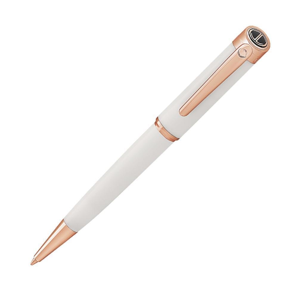 Химикалка DAVIDOFF - Essentials, White & Rose Gold Химикалка DAVIDOFF - Essentials, White & Rose Gold - Image 1