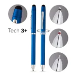 Мултифункционален пишещ инструмент Cross Tech3 - Metallic Blue, със стилус - Image 2