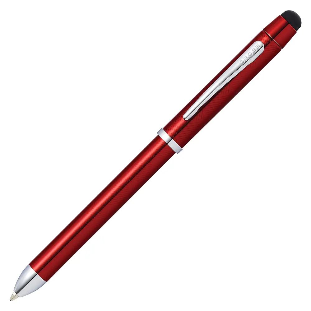 himikalka-multi-function-cross-tech3-red-lacquer-sas-stilus-65b9fc45049c2 Мултифункционален пишещ инструмент Cross Tech3 - Red Lacquer, със стилус - Image 1