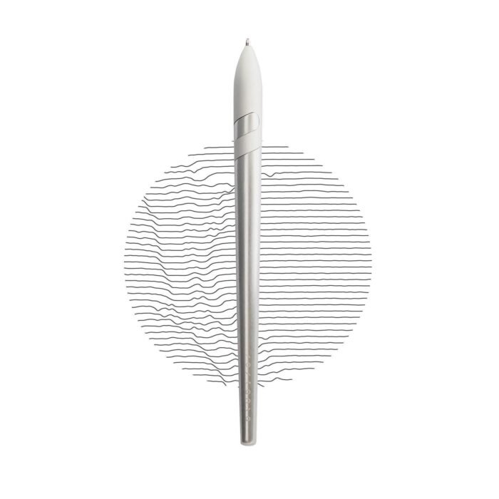Химикалка Pininfarina - Sostanza Ink - Cloudy Silver, сребриста - Image 4