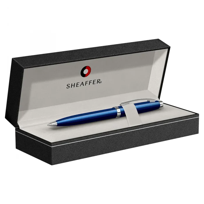 Химикалка Sheaffer 100 Glossy Blue Lacquer/Chrome - Image 5