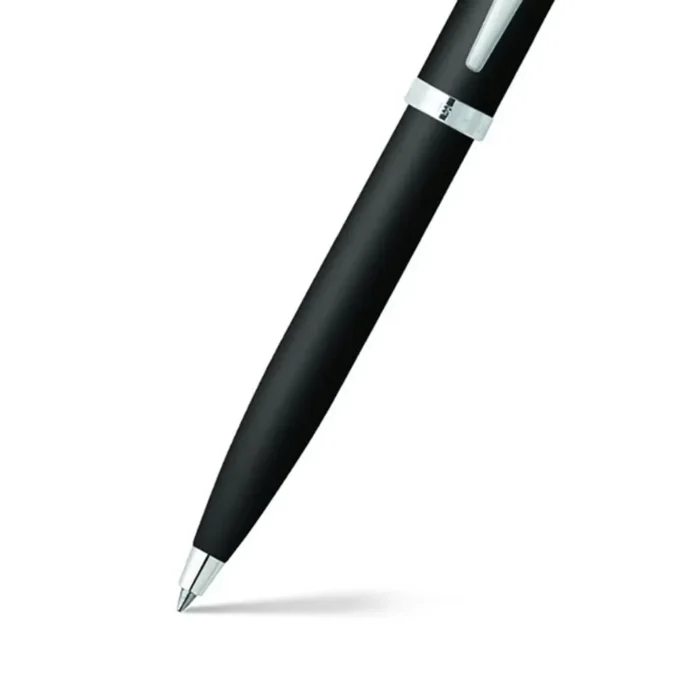 Химикалка Sheaffer 100 - Matte Black Chrome Trim - Image 2