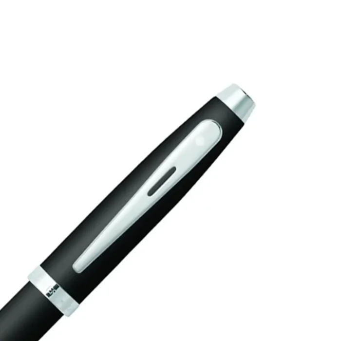 Химикалка Sheaffer 100 - Matte Black Chrome Trim - Image 3