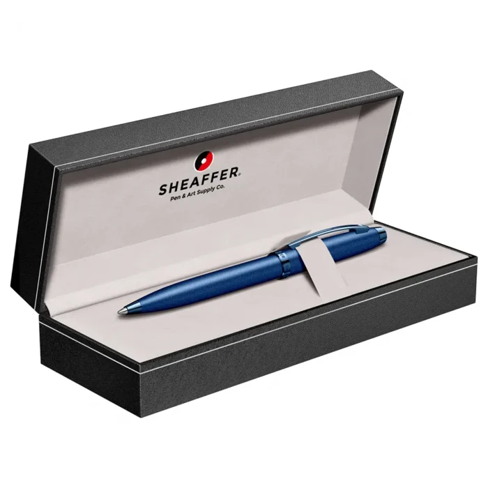 Химикалка Sheaffer 100 - Satin Blue - Image 5