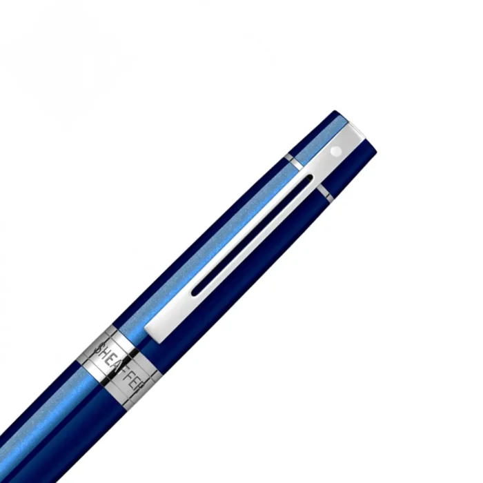 Химикалка Sheaffer 300 Glossy Blue Lacquer/Chrome - Image 2
