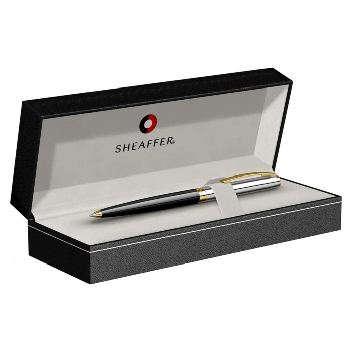 Химикалка Sheaffer - Sagaris Black/Chrome/Gold - Image 5
