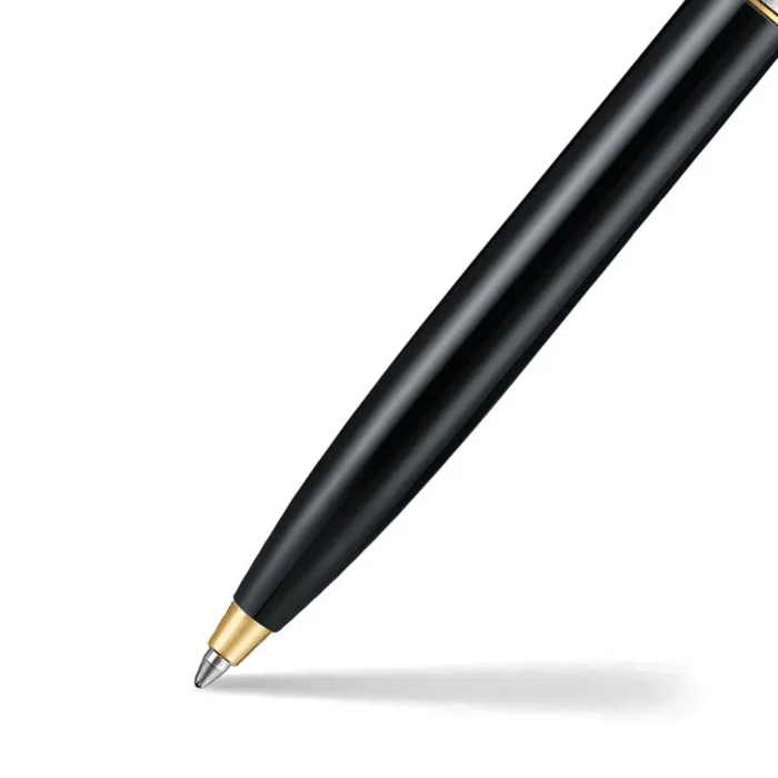 Химикалка Sheaffer Sentinel - Gloss Black With PVD Gold Trim - Image 2