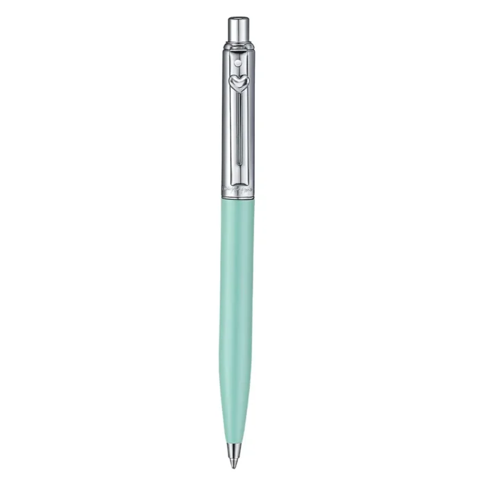 Химикалка Sheaffer Sentinel x Emily In Paris - Green Matte Finish with Chrome-Plated Trim - Image 3