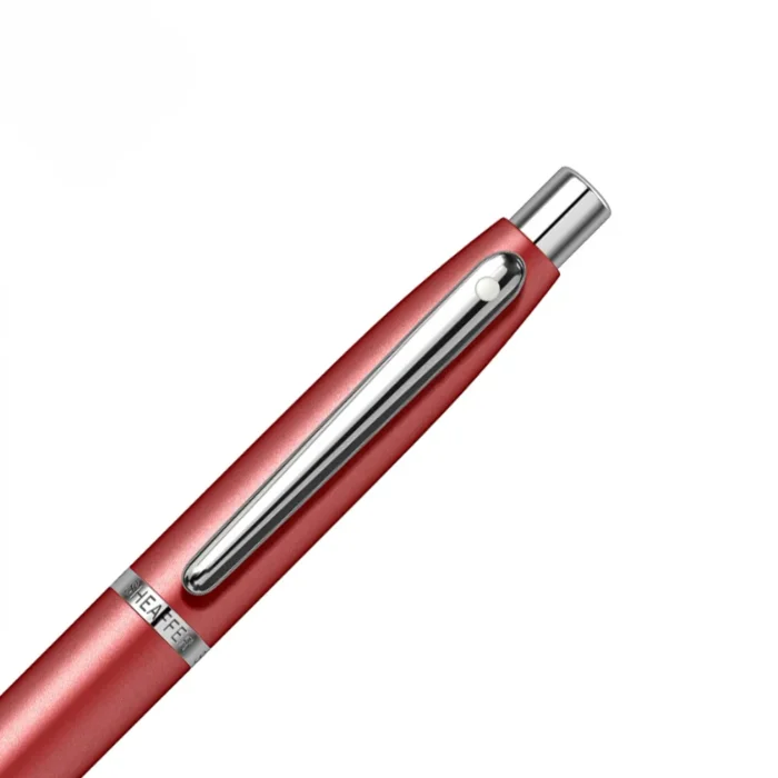 Химикалка Sheaffer VFM -  Excessive Red Chrome Trim - Image 2