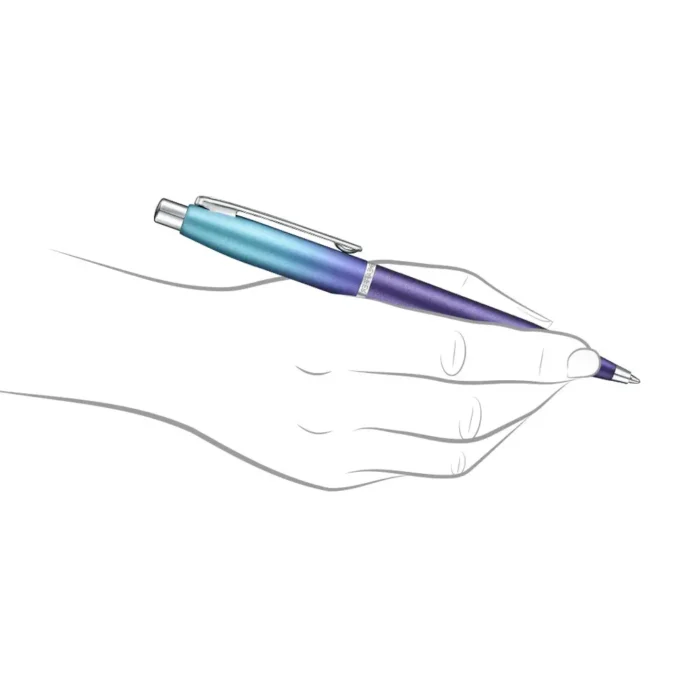Химикалка Sheaffer VFM - Expressions with Chrome-Plated Trims, синьо/лилава - Image 7